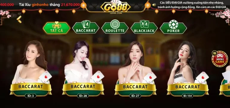 Hướng dẫn cách chơi Baccarat Go88 chuẩn xác và dễ thắng nhất