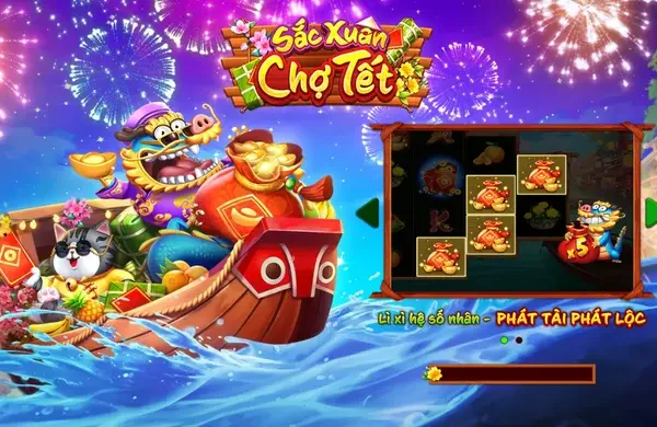 Game vui Slot Sắc Xuân Chợ Tết Go88 thưởng khủng