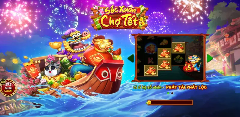 Game vui Slot Sắc Xuân Chợ Tết Go88 thưởng khủng