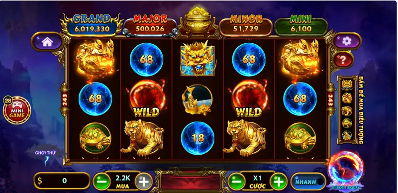 Slot Kho Báu Tứ Linh - Săn thưởng khủng tại Go88