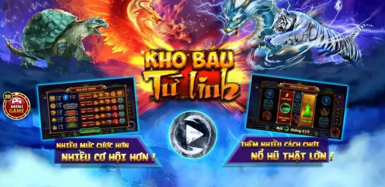 Slot Kho Báu Tứ Linh - Săn thưởng khủng tại Go88