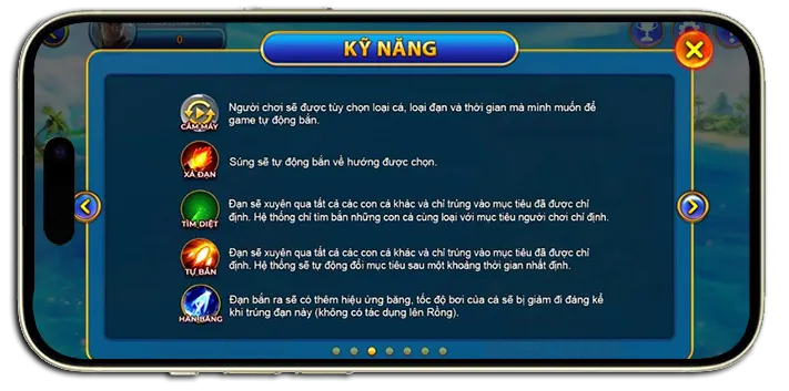 ky nang co trong game ban ca go88