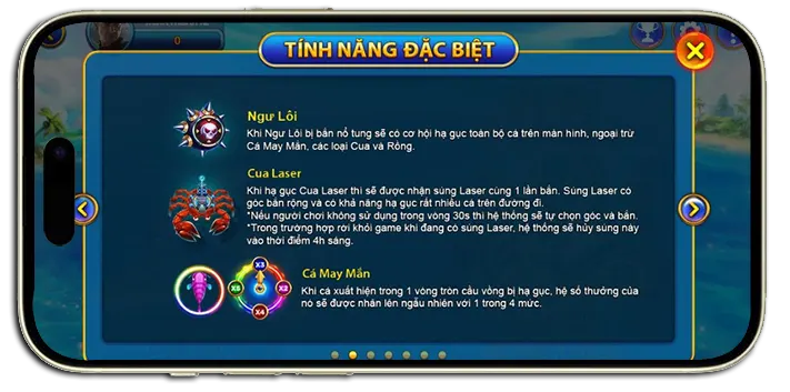 tinh nang dac biet ban ca go88